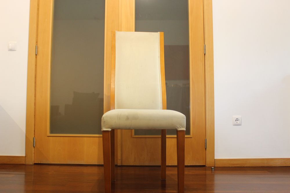 Cadeiras de jantar em tecido (x6)