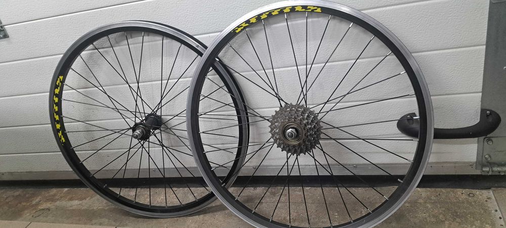 kpl Koła KROSS  24" cale czarne  v-brake MTB Kross tył + przód