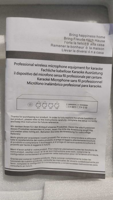 Microfones Sem Fios (Sem RECETOR)