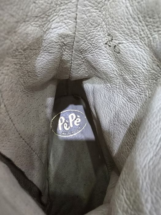 Buty botki skórzane