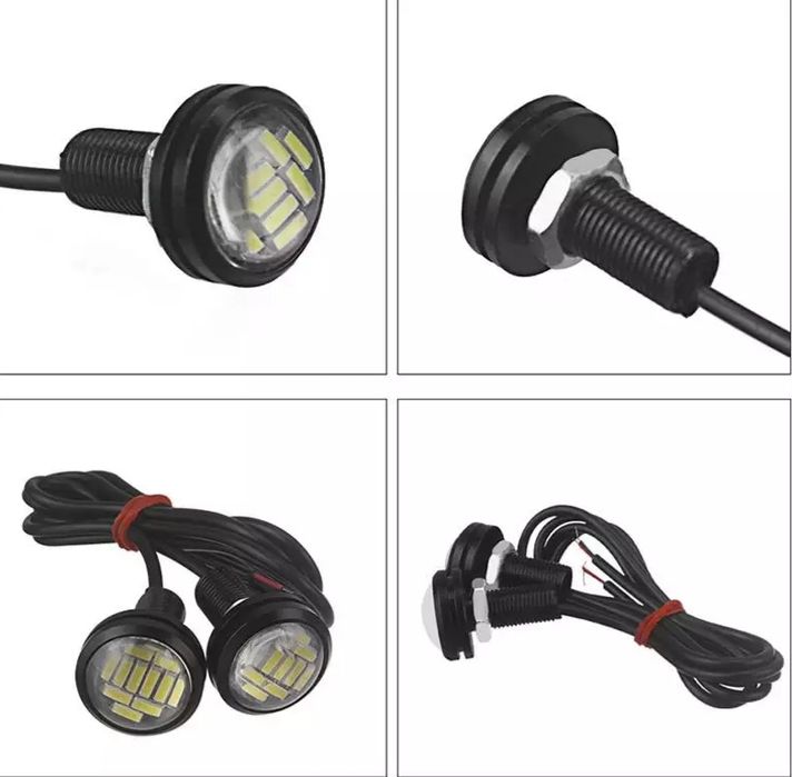 Врезные Led ДХО Орлиный глаз все цвета