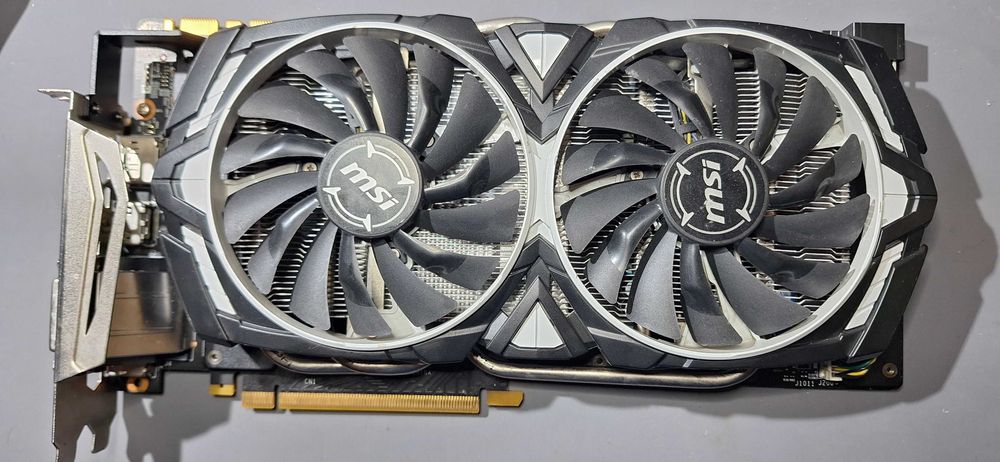 Видеокарта GTX1070 8Gb MSI неисправная