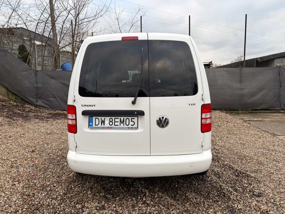 Volkswagen Caddy 1.6 diesel 2013r. 162tys.km! Osobowy!