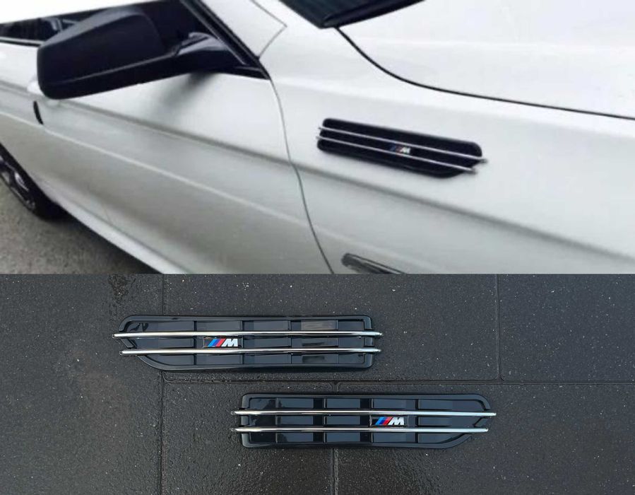 Жабры на крылья резиновые BMW M E34 E36 E38 E39 E46 X5 X6 X3 E60 БМВ