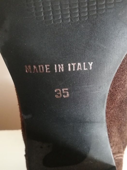 Sapatos camurça fabrico italiano D. Lepori Nr. 35