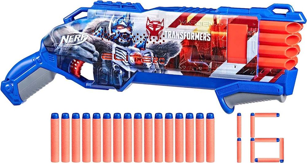 Оружие Нерф трансформер Оптимус бластер Nerf, Hasbro