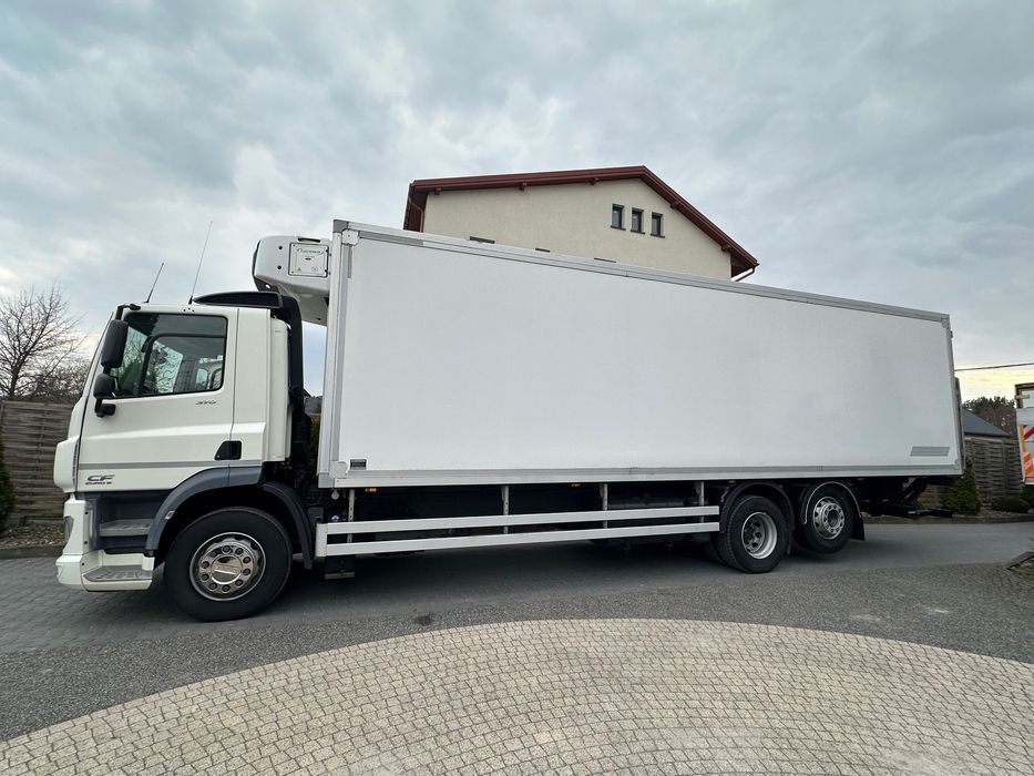 DAF CF 370 2017 r.  Chłodnia + Winda EURO 6  Izoterma , Agregat chłodniczy Carrier Supra 850 , Salon PL