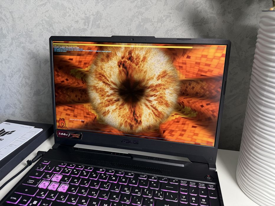 Asus Tuf F15/RTX3050/144Hz/i5-11th/512GB/Гарантия 30д.