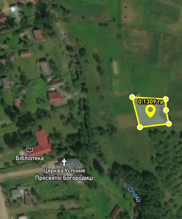 Земельні ділянки в селі Опака