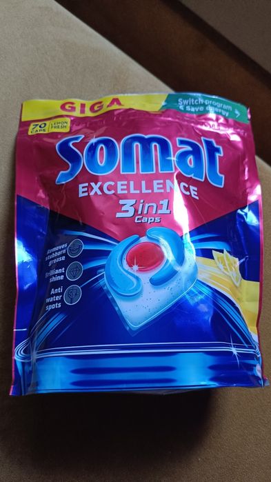 SOMAT Exellence 3w1 kapsułki/tabletki do zmywarki