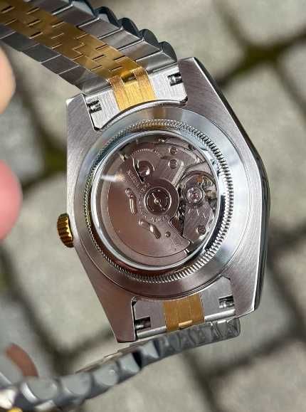 Seiko MOD Datejust Złoty Srebrny President Jubilee Custom NOWY