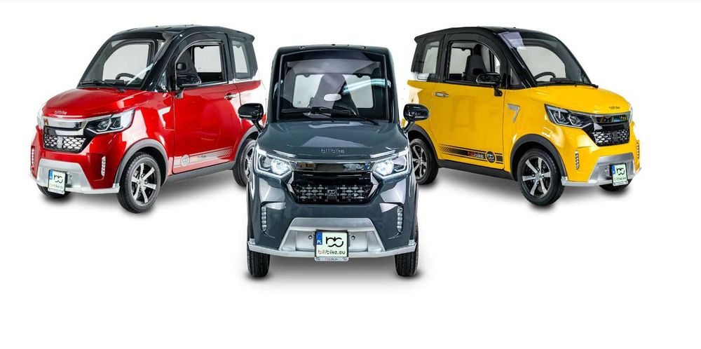 Czterokołowiec elektryczny zabudowany  MICRO CAR  ECOMO 4, 45km/h