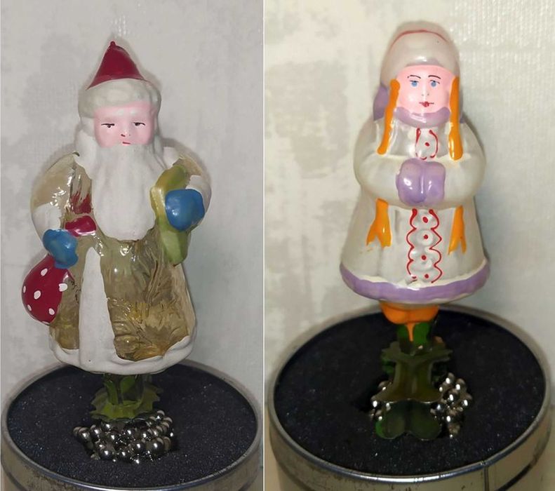 Ёлочные игрушки времен СССР, 1950-1960 годов