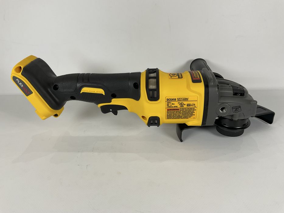 Аккумуляторная болгарка (УШМ, КШМ) DEWALT DCG418B FLEXVOLT 60V MAX Brushless 125-150 мм 2025 год