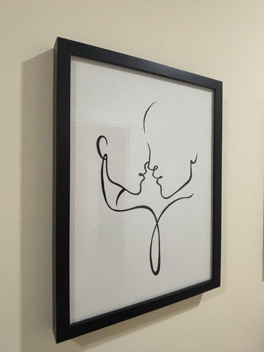 Conjunto de molduras com posters