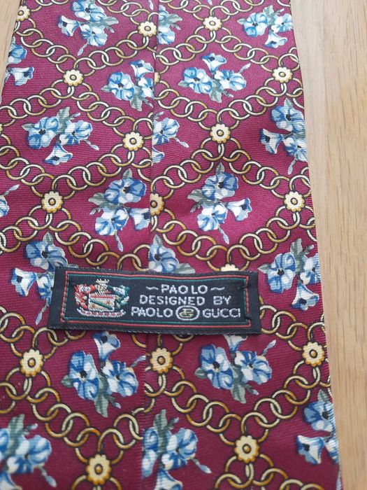 Paolo Gucci krawat 100% jedwab silk