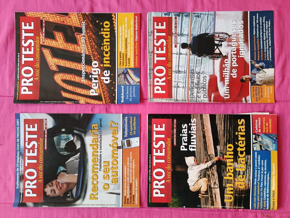 28 revistas PRO TESTE