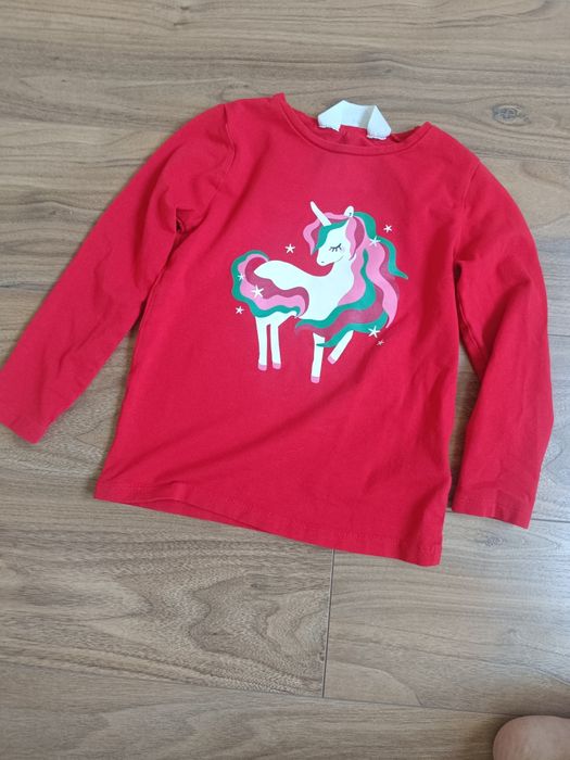 Bluzka dla dziewczynki z jednorożcem 98/104