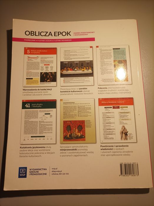 Język Polski Oblicza Epok 1.1 Rozszerzony  2019