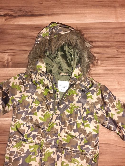 Kurtka parka moro 74 dla chłopca