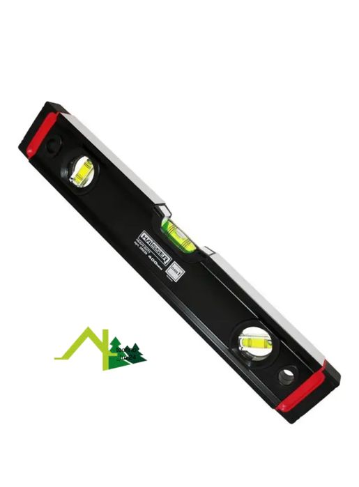 Уровень магнитный спиртовой 400 мм, HAISSER, Profi Heavy Duty 70542