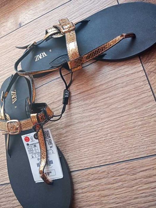 Klapki nowe z metka Zara rozmiar 36