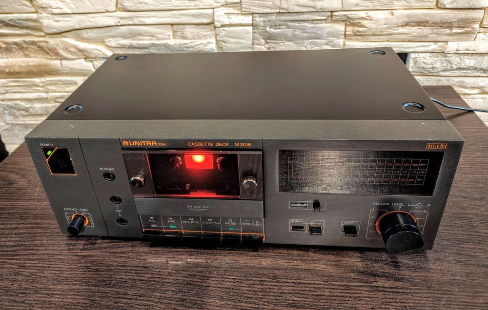 magnetofon Unitra M3016 deck vintage ładny stan