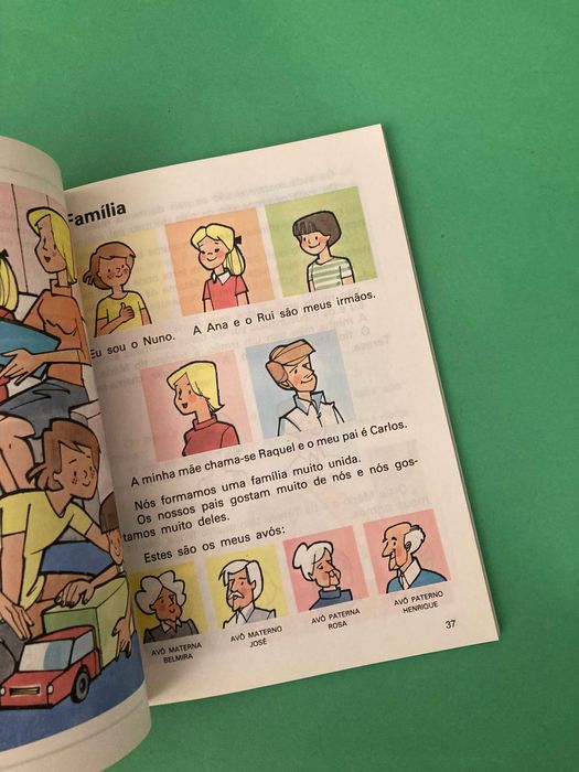 Livro Escola Primária Vivo e Observo Meio Físico e Social 1ª e 2ª Classe Anos 80
