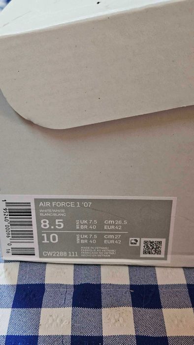 Nike Airforce One Brancas