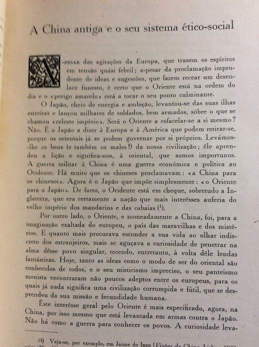 Brotéria. Revista contemporânea. de cultura, 1939. Ver sumário