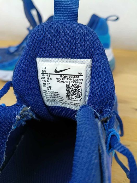 Nike Air Max 270 React (GS), buty sportowe, rozmiar 38,5