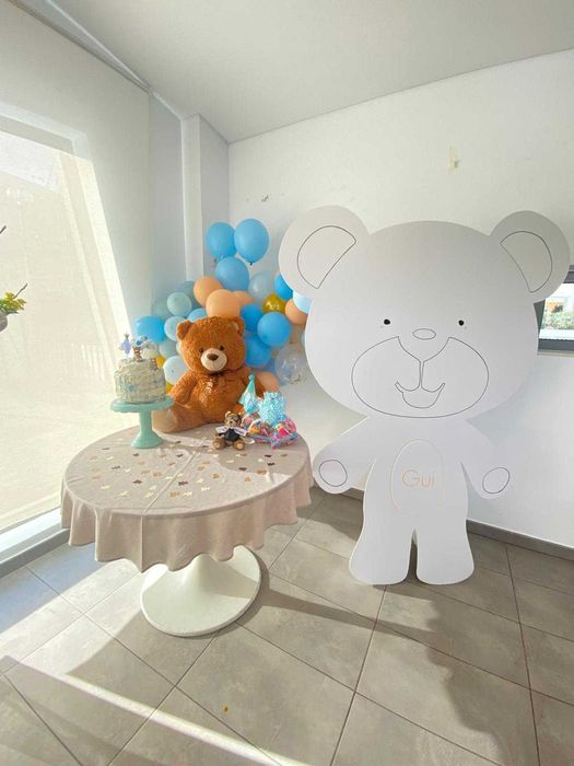 Urso Gigante em Pvc para Festas de Crianças