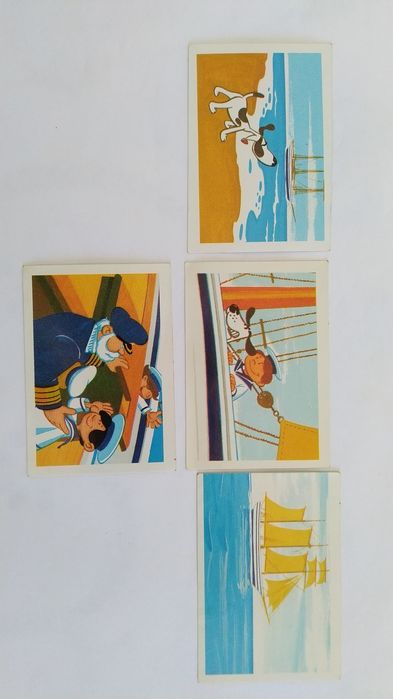 Cromos da família Robinson e Aventuras do Capitão Iglo.