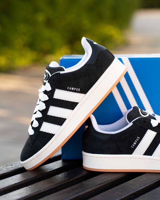 Кросівки Adidas Campus 00s JP9163 Core Black/Footwear White/Off White розміри (36-43) Оригінал