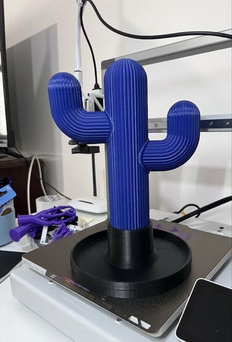 Suporte para Headset e Relógio - Design Cacto (Impressão 3D)