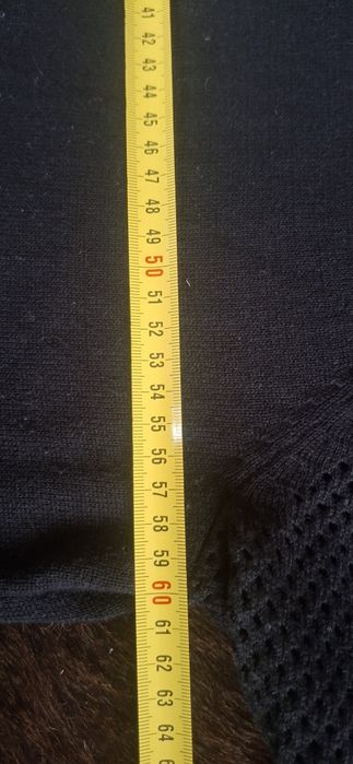 Sweter czarny rozpinany