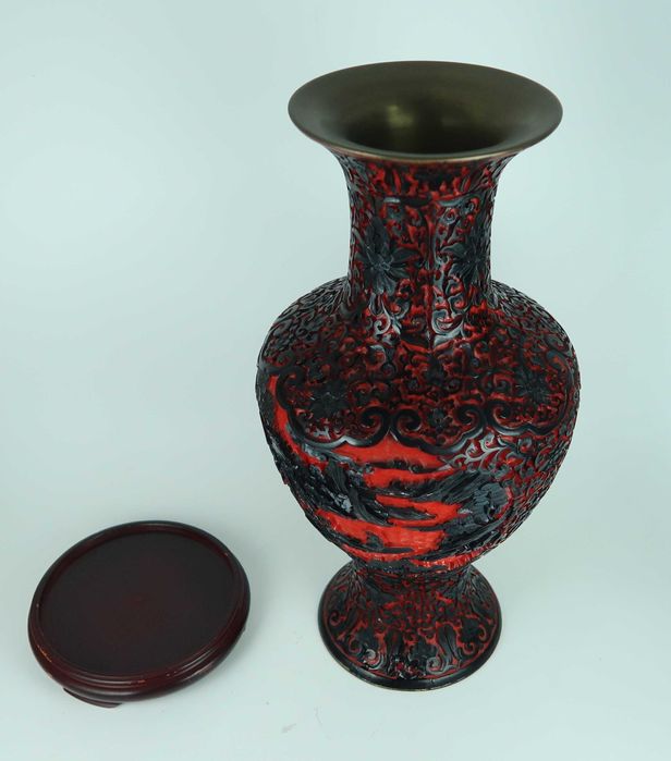 Grande jarra lacada - China - 38,5 cm
