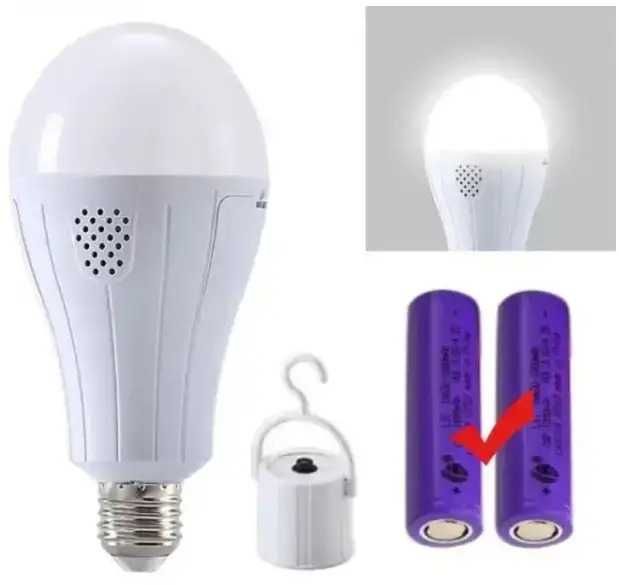 Аварийная LED лампа 20W Rainberg P920 с аккумуляторами 18650 и крючком