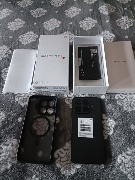 Xiaomi 17T Pro 5G, 12GB RAM + 512GB, cor Preto, novo