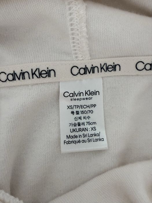 Calvin Klein bluza kremowa frotte XS, 34
