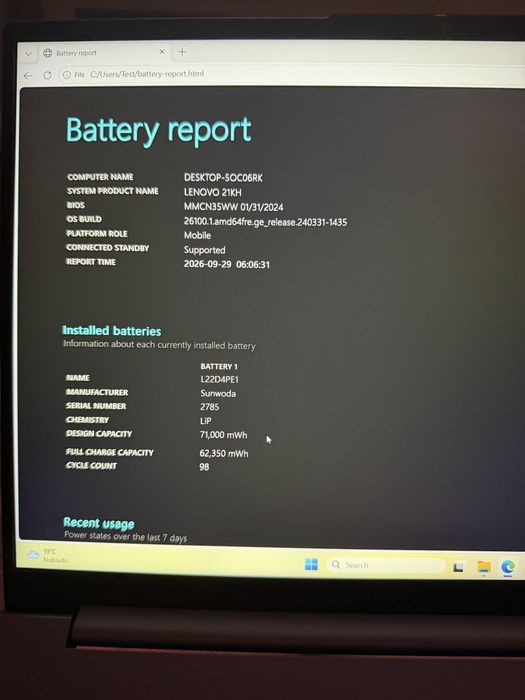 Lenovo ThinkBook 16 G6 IRL | i7-13700H | 32GB RAM | SSD 512GB | Estado Impecável