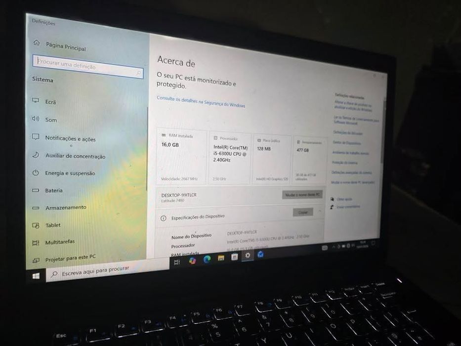 Portátil Dell – Windows 10 Pro