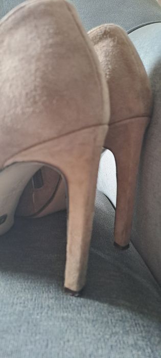 Botins bege camurça