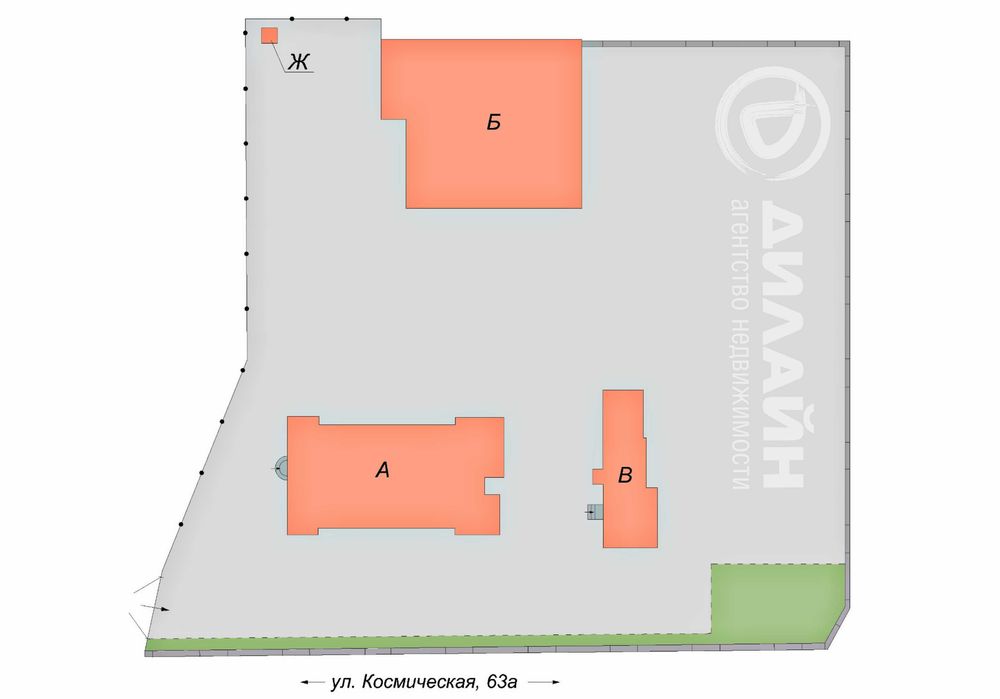 Комплекс зданий и сооружений в центре Космоса