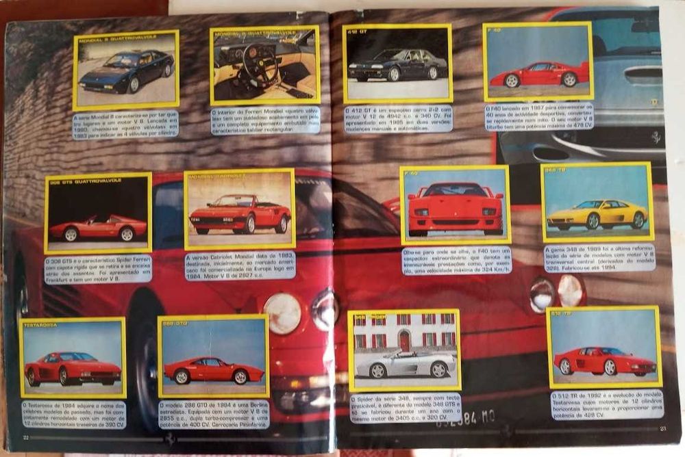 Ferrari official panini 1997