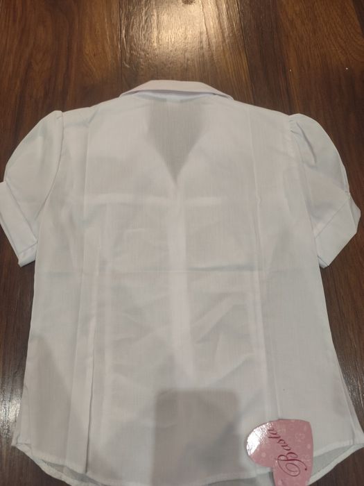 Nowa koszula galowa dla dziewczynki r. 140, polski producent