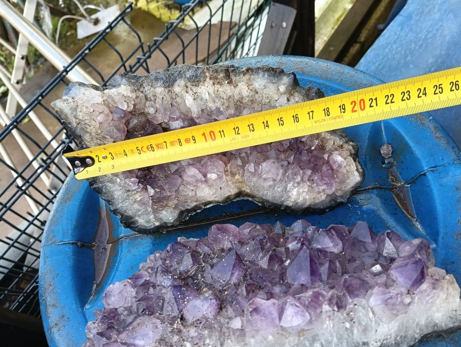 Pedras Ametistas naturais