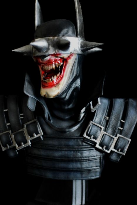 The Batman Who Laughs – Busto Impresso em 3D e Pintado à Mão | NexoStudios