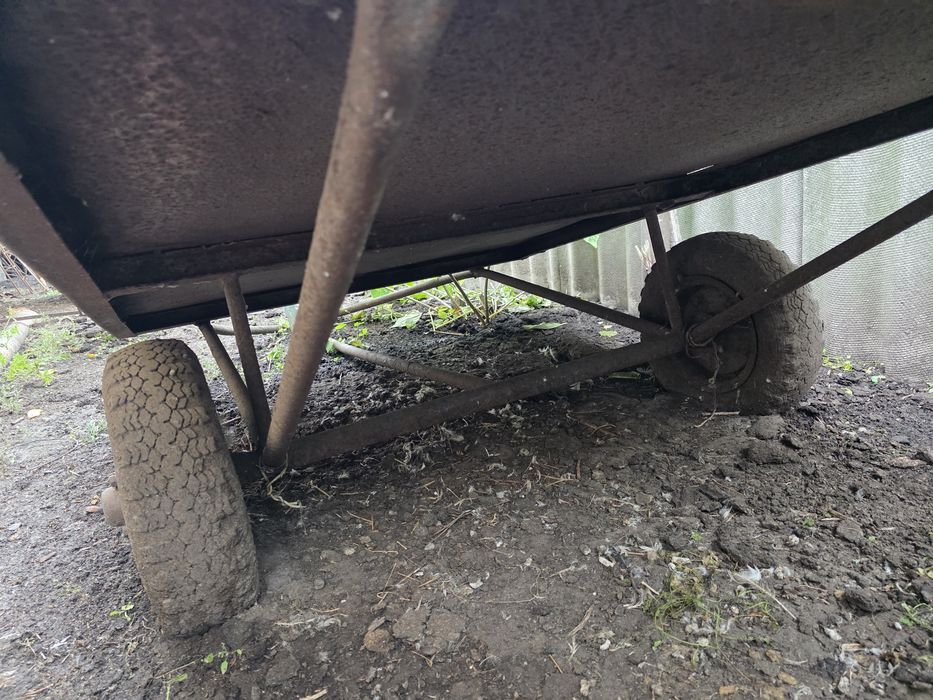 Прицеп для мінітрактора мотоблока