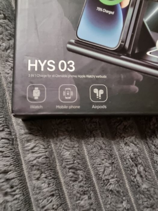 EXW HYS03 Stacja ładująca 3 w 1 ładowarka indukcyjna Uniwersalna iphon